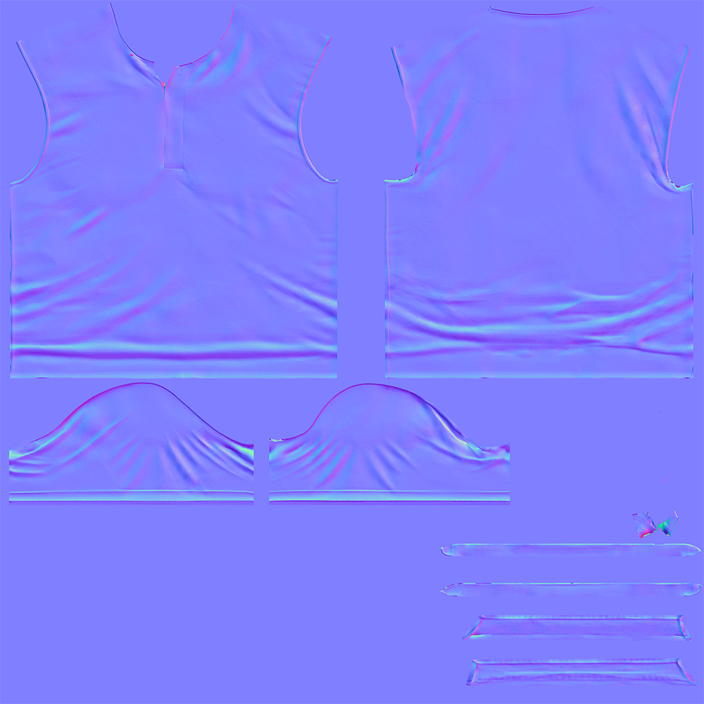 Normal Map Blending — Maya ↔ ZBrush