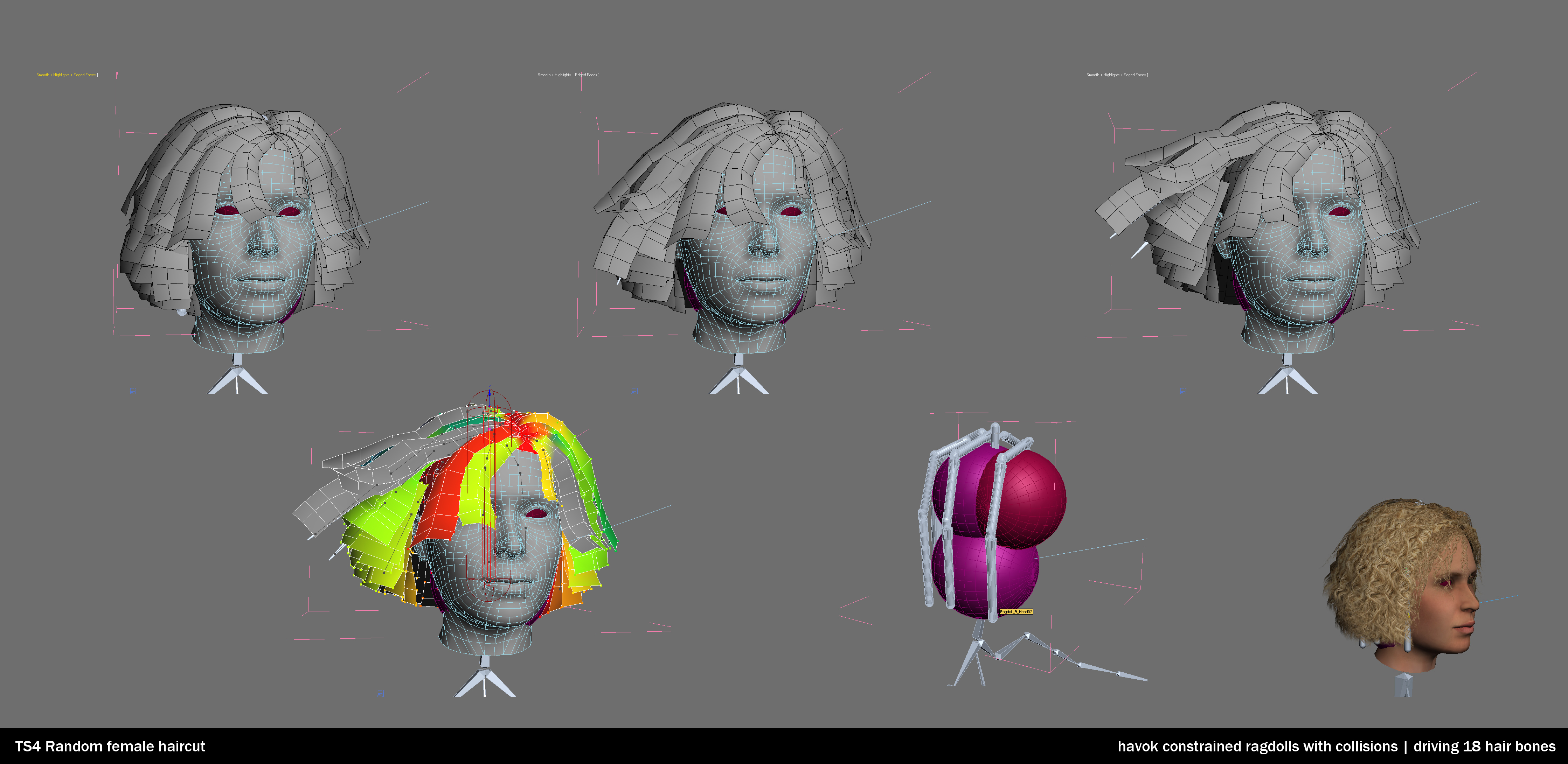 Hair Sim — Female
