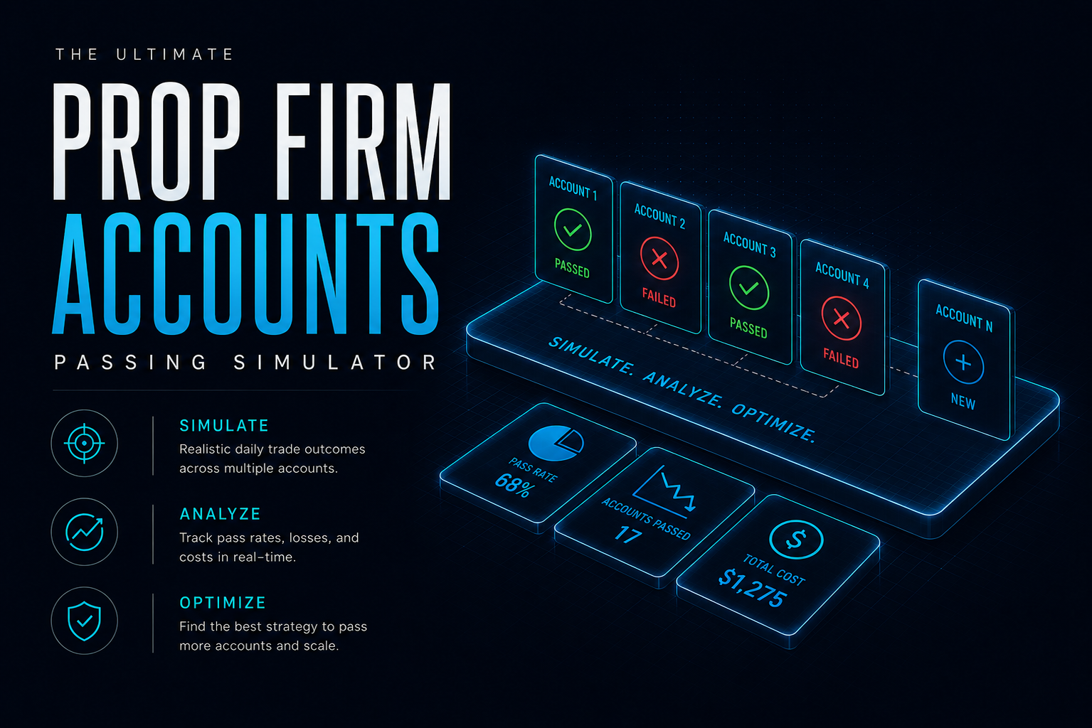 Prop Firm Accounts Simulator